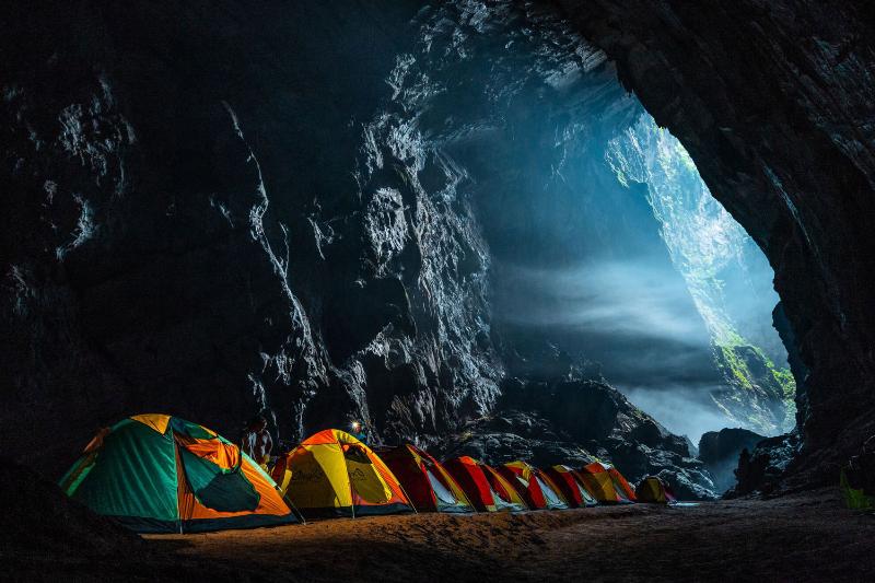 Campement à Doline 1, Son Doong