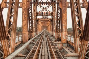pont de Long Bien à Hanoi