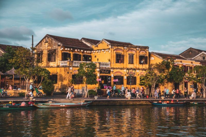 Atmosfera rinfrescante durante la stagione delle piogge a Hoi An
