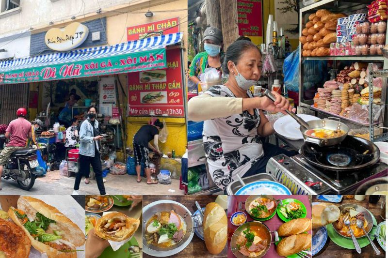 Banh mi chao di nu, Bánh mì chảo Dì Nữ
