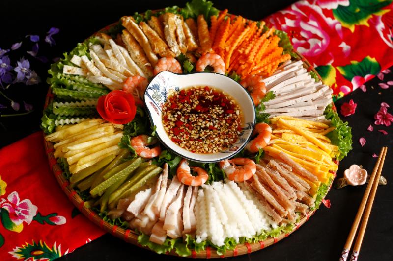la variété dans les versions de rouleaux du printemps vietnamiens (1)