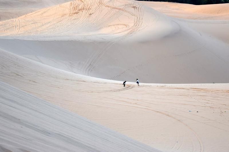Le dune di sabbia bianca a Mui Ne