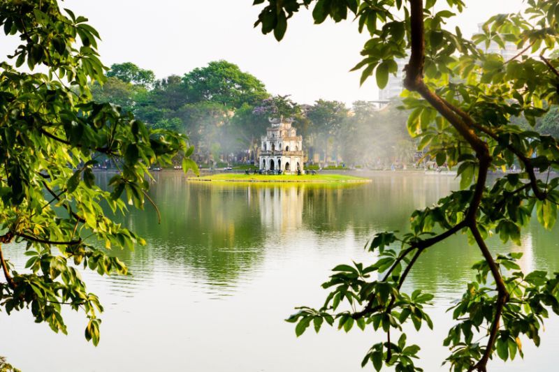 lac de l'Épée restituée - hanoi
