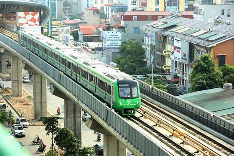 le premier métro aérien du vietnam