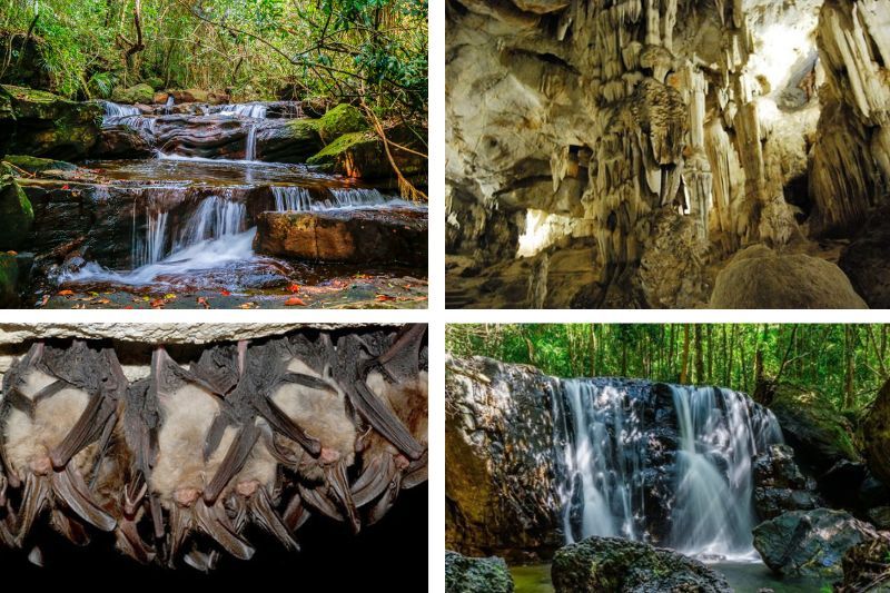 cascata suoi tranh e grotta dei pipistrelli