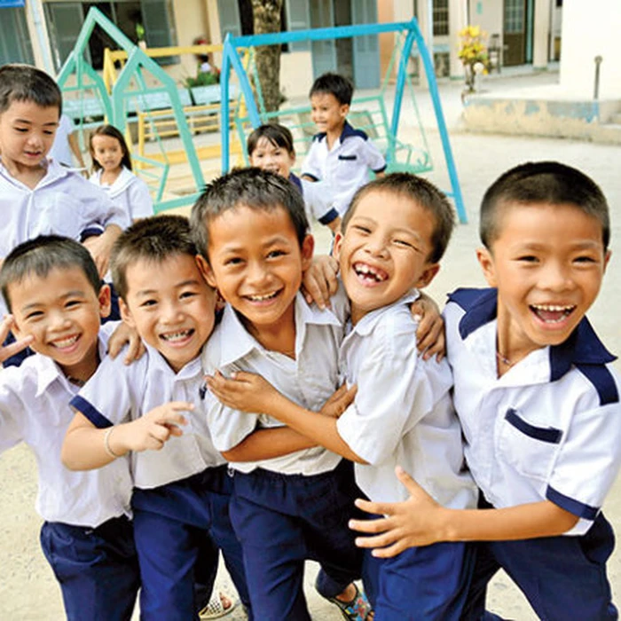 L’ora in Vietnam in cui i bambini giocano insieme a scuola (fonte :baotuoitre)