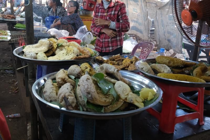 Mercato locale vicino a Oudong (Fonte: Hieu Tuyen)