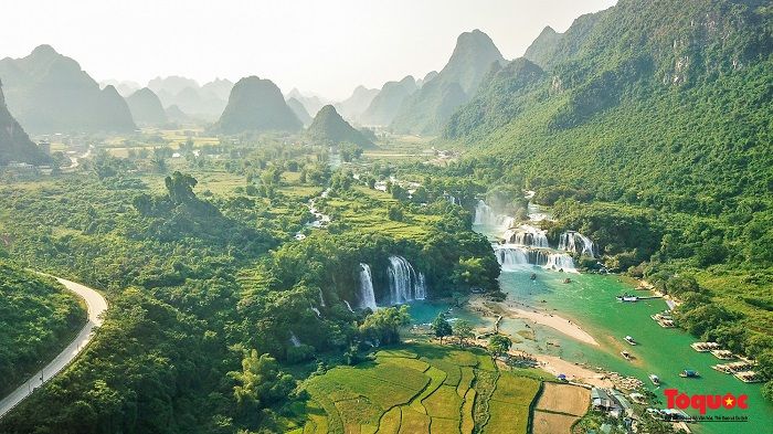 Visitare il Vietnam: cascata di Ban Gioc (Fonte:vietnamtourism.gov.vn)
