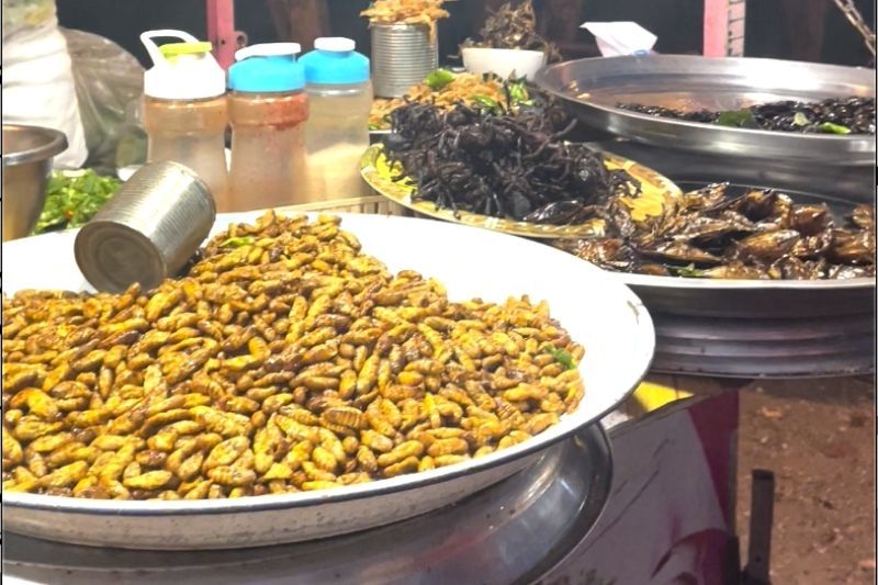 bachi da seta fritti croccanti