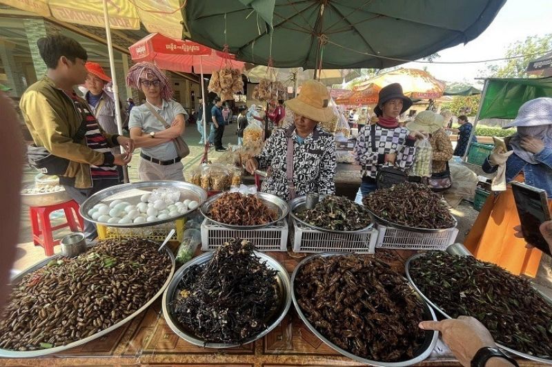 mercato degli insetti (fonte 24h.com.vn)