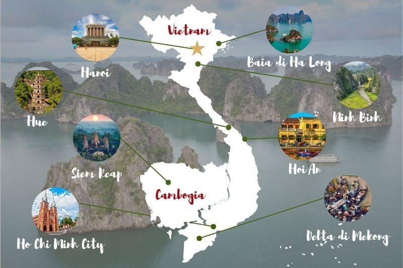 programma detagliato del tour vietnam e cambogia