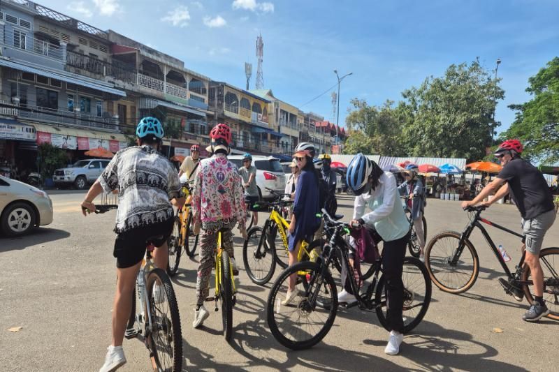 fare un giro in bicicletta (Vietnam e Cambogia )
